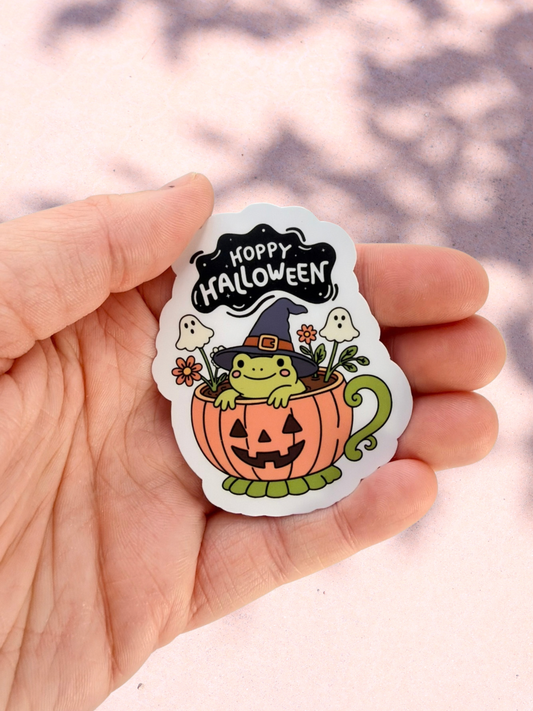 Hoppy Halloween | Matte Sticker