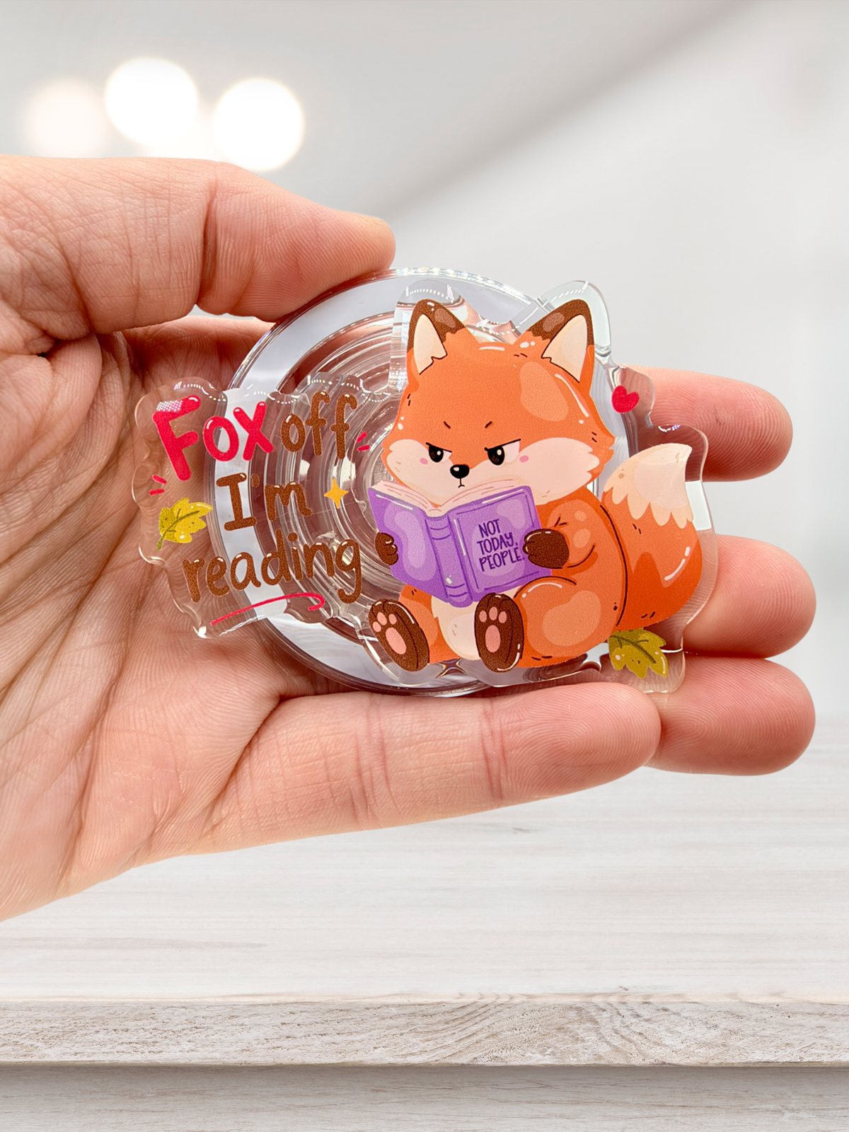 Fox Off I’m Reading | MagSafe Phone Grip