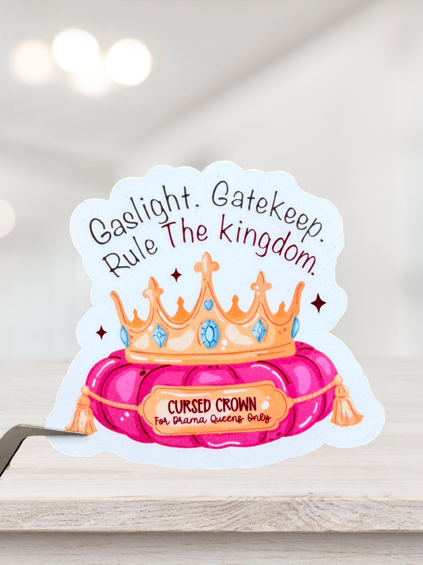 Rule The Kingdom Crown | Fantasy Sticker
