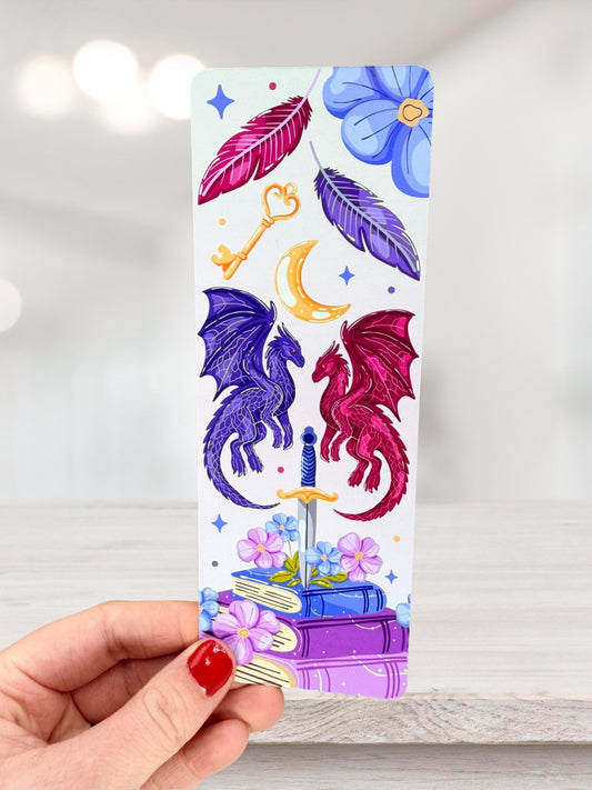 Fantasy Dragon Bookmark | Epic Fantasy Bookmark