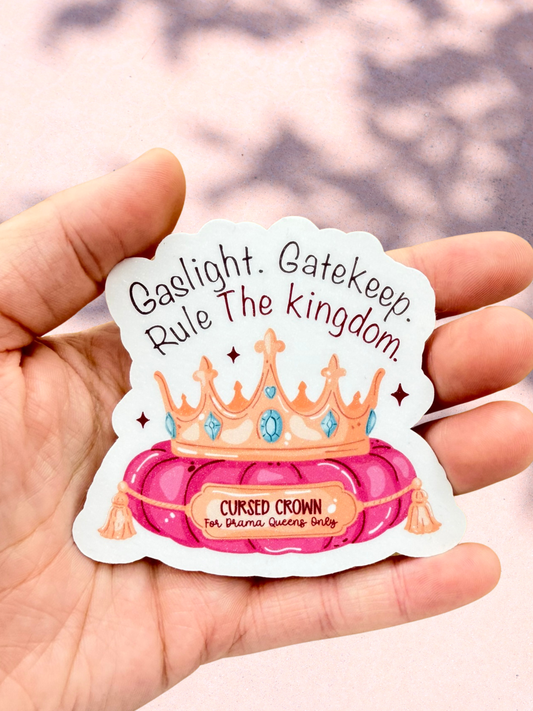 Rule The Kingdom Crown | Fantasy Sticker