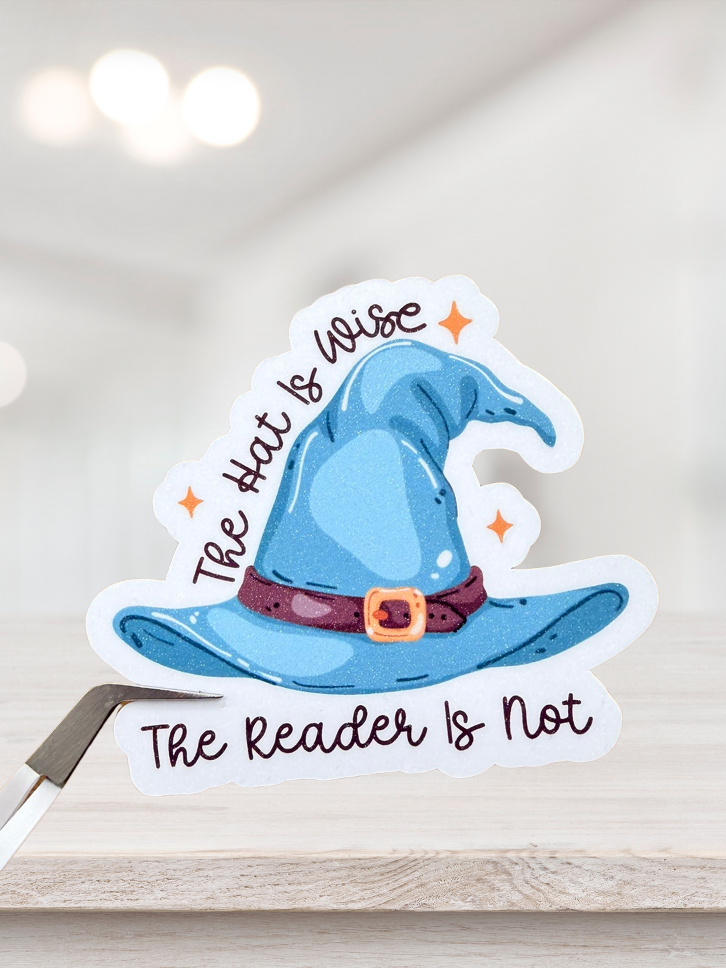 The Hat Is Wise The Reader Is Not | Fantasy Sticker