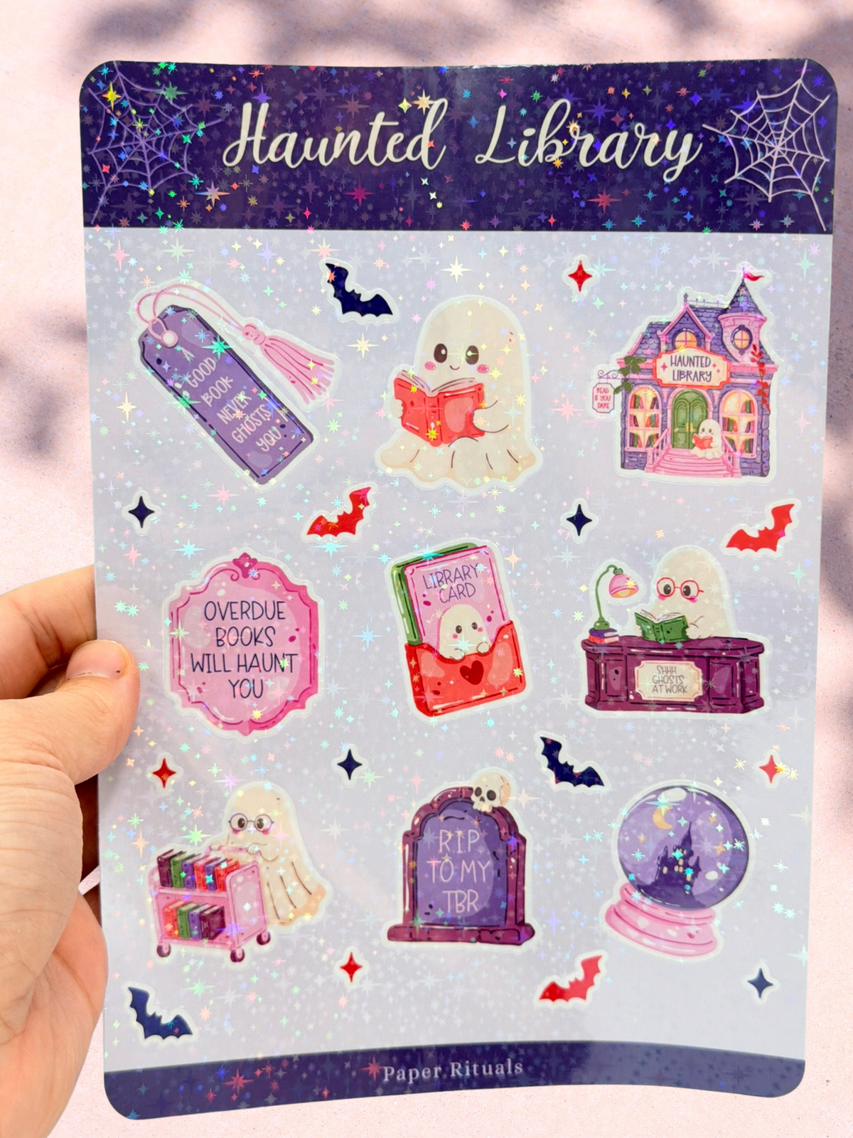 Haunted Library | Sticker Sheet