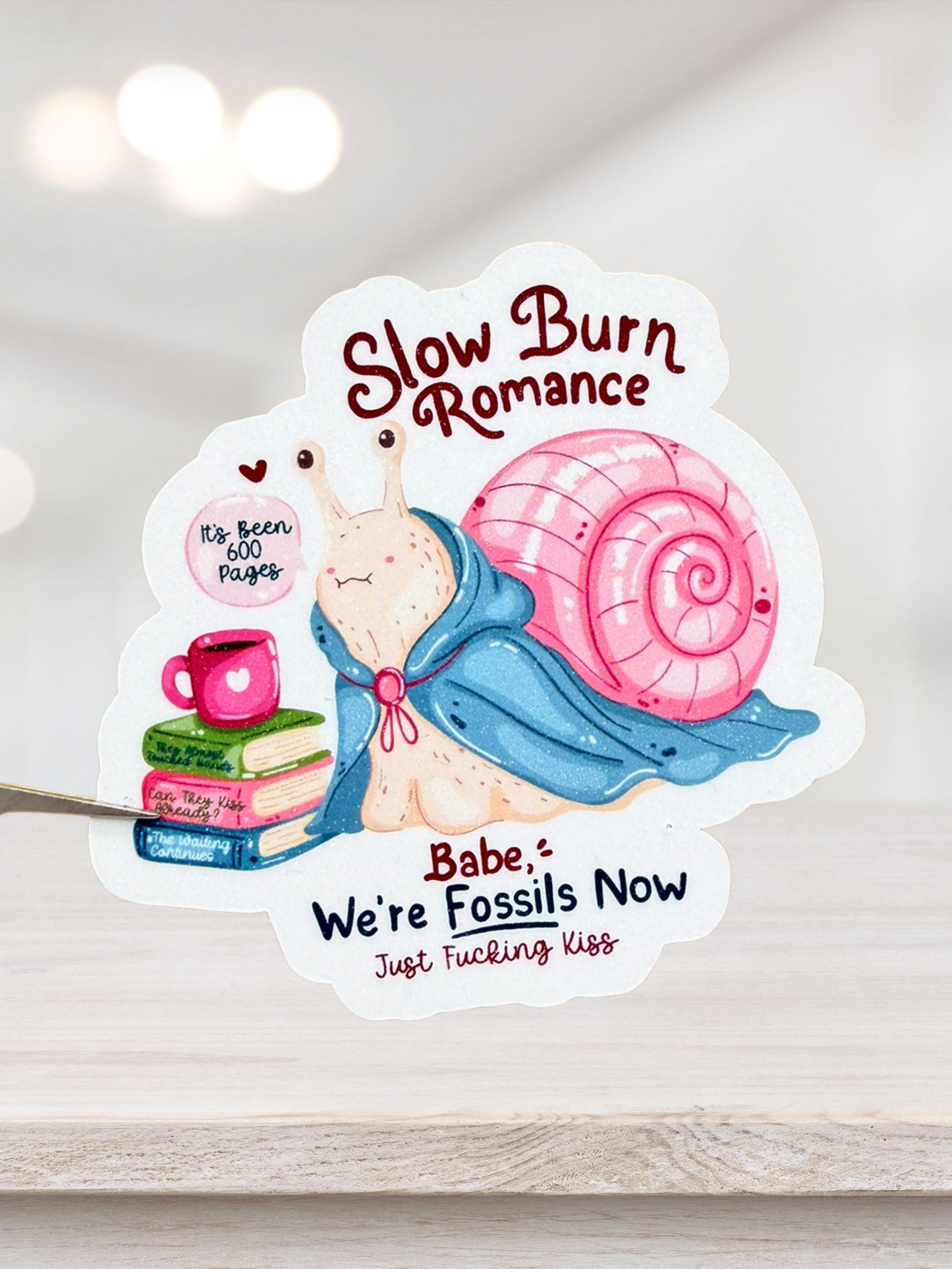 Slow Burn Romance Snail | Fantasy Sticker
