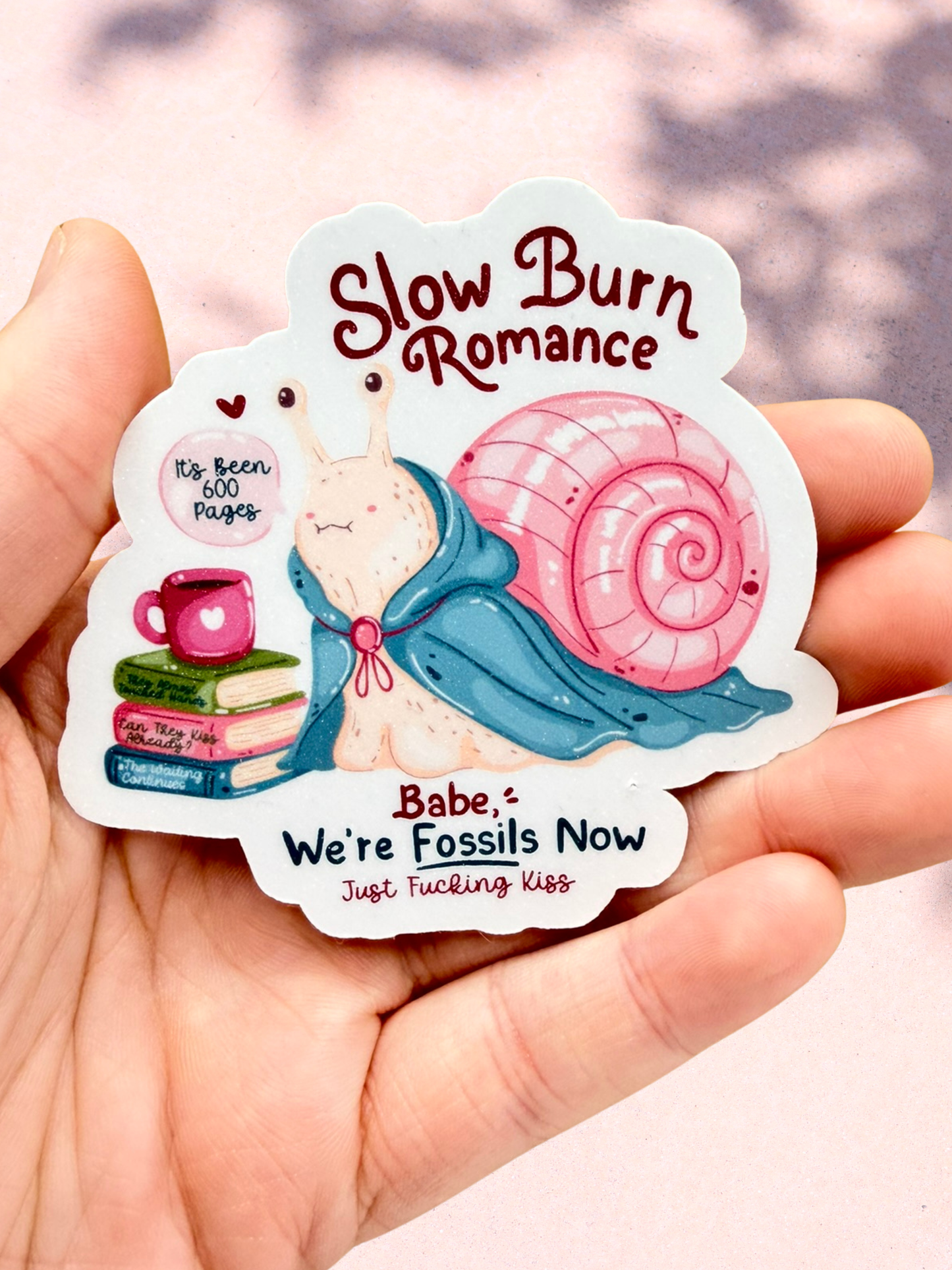 Slow Burn Romance Snail | Fantasy Sticker