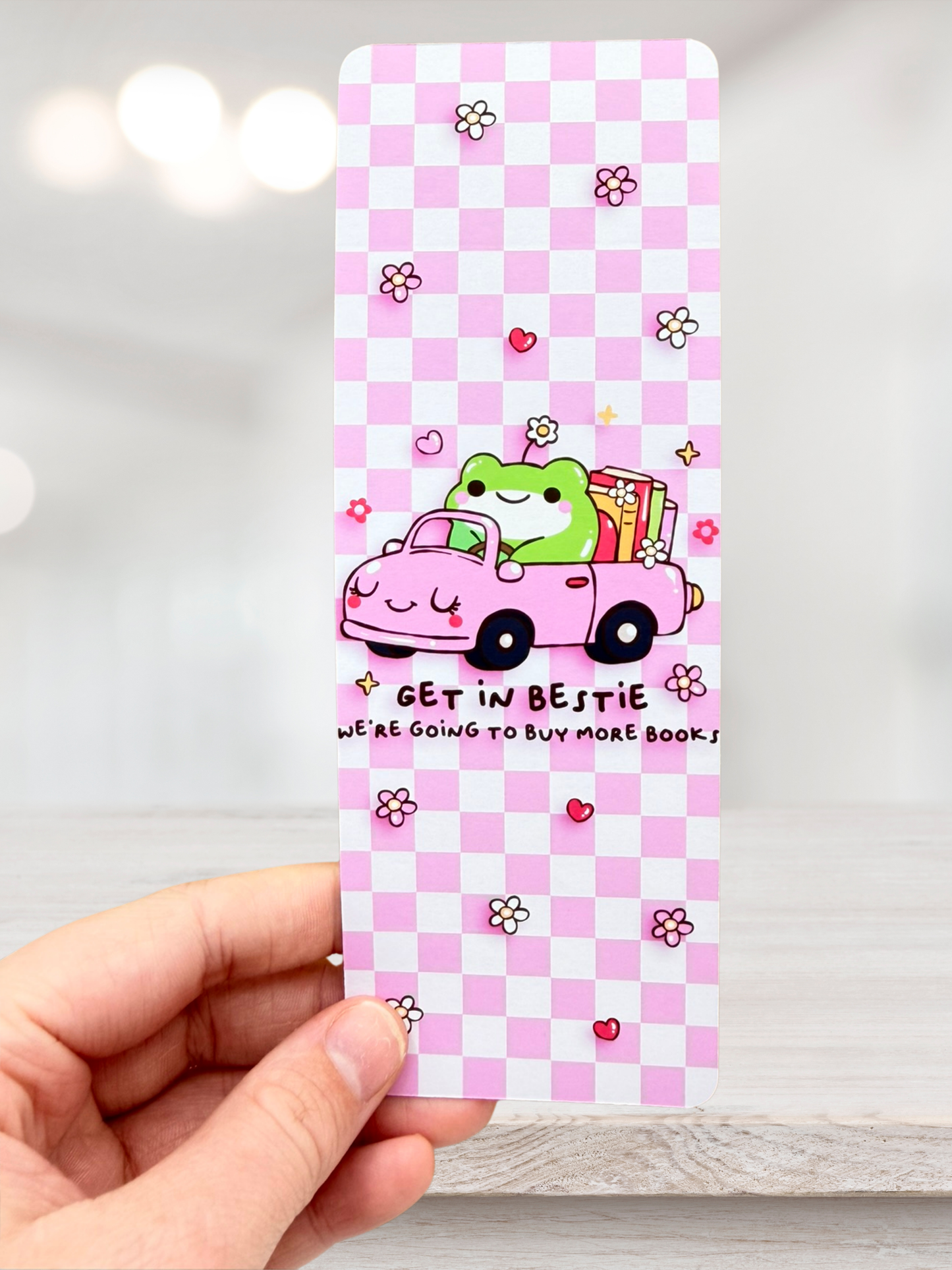 Get In Bestie Bookmark | Funny Bookish Bookmark