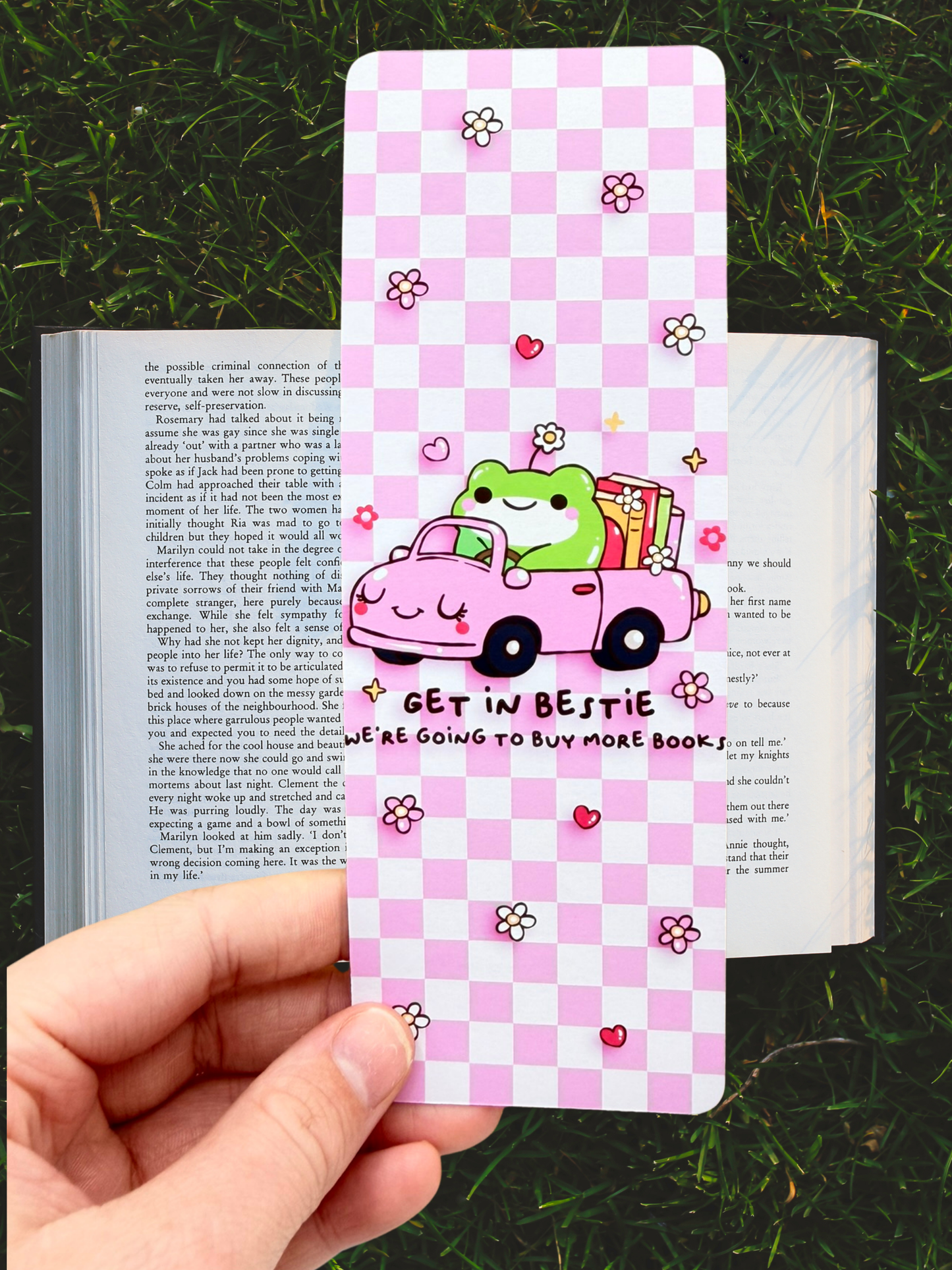 Get In Bestie Bookmark | Funny Bookish Bookmark