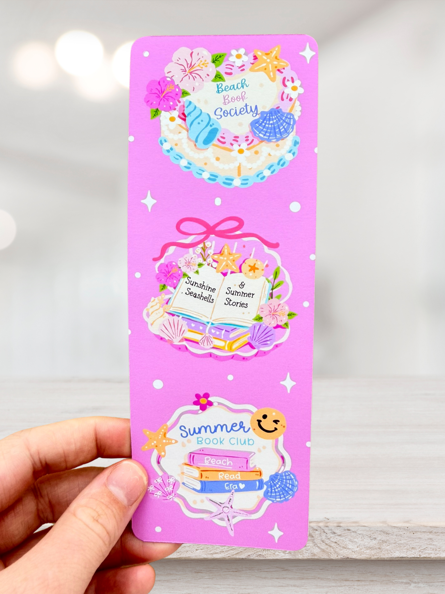 Beach Book Society Bookmark | Summer Bookmark