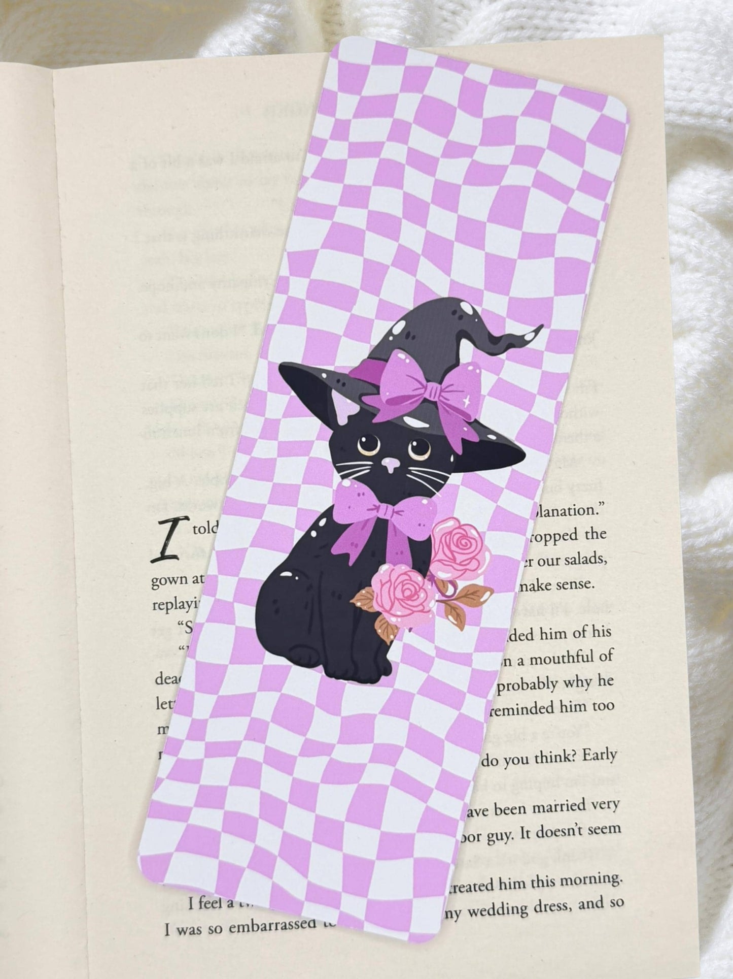Witchy Cat Bookmark | Black Cat Bookmark