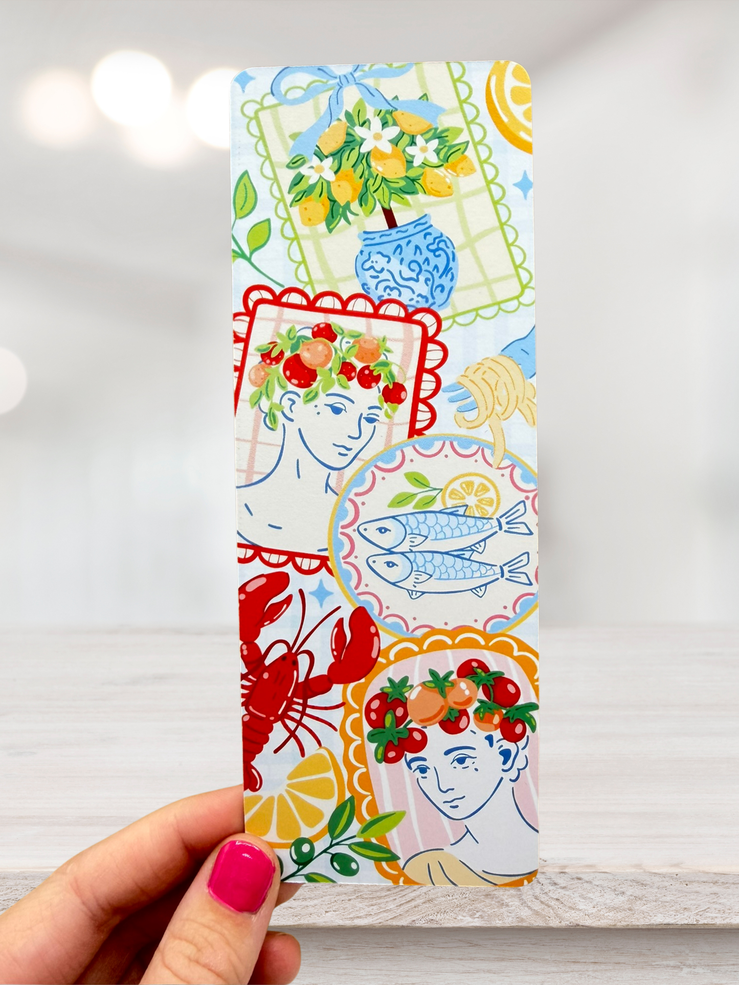 Italian Summer Bookmark | Amalfi Coast Bookmark