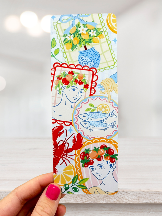 Italian Summer Bookmark | Amalfi Coast Bookmark