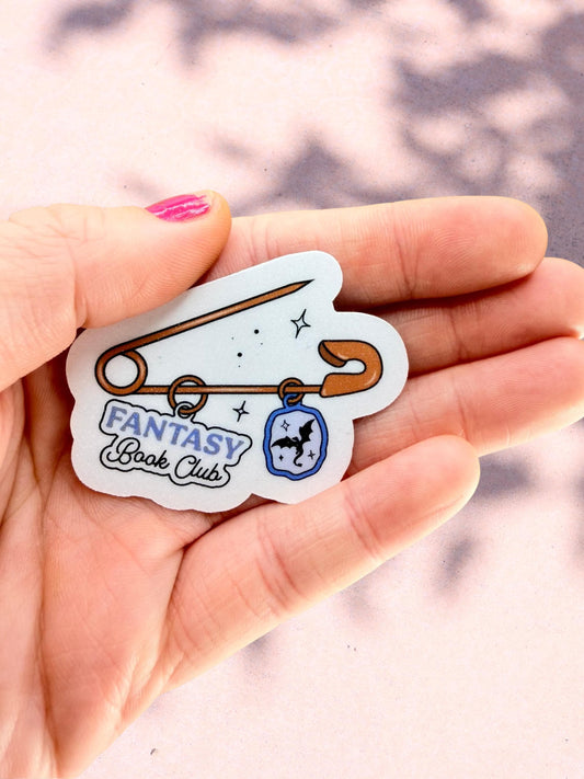 Fantasy Book Club Sticker | Bookish Fantasy Sticker