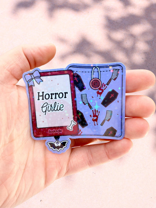 Horror Kindle Sticker | Spooky Bookish Sticker