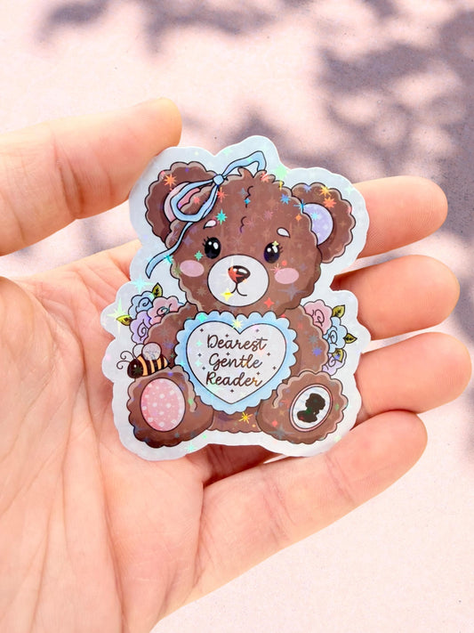Regency Bookish Sticker | Gentle Reader Sticker
