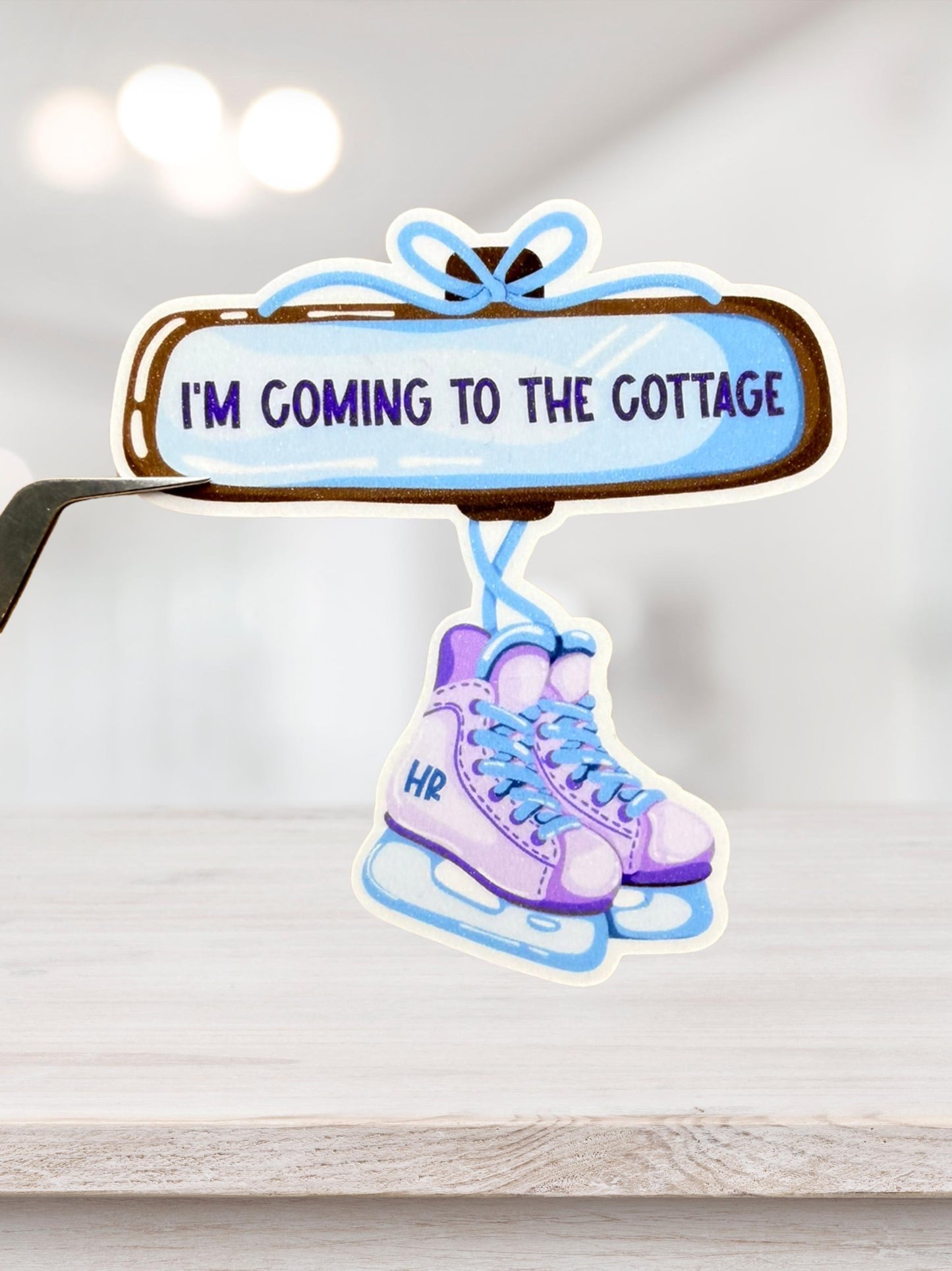 Heated Rivalry Cottage Sticker | Hockey Romance Sticker