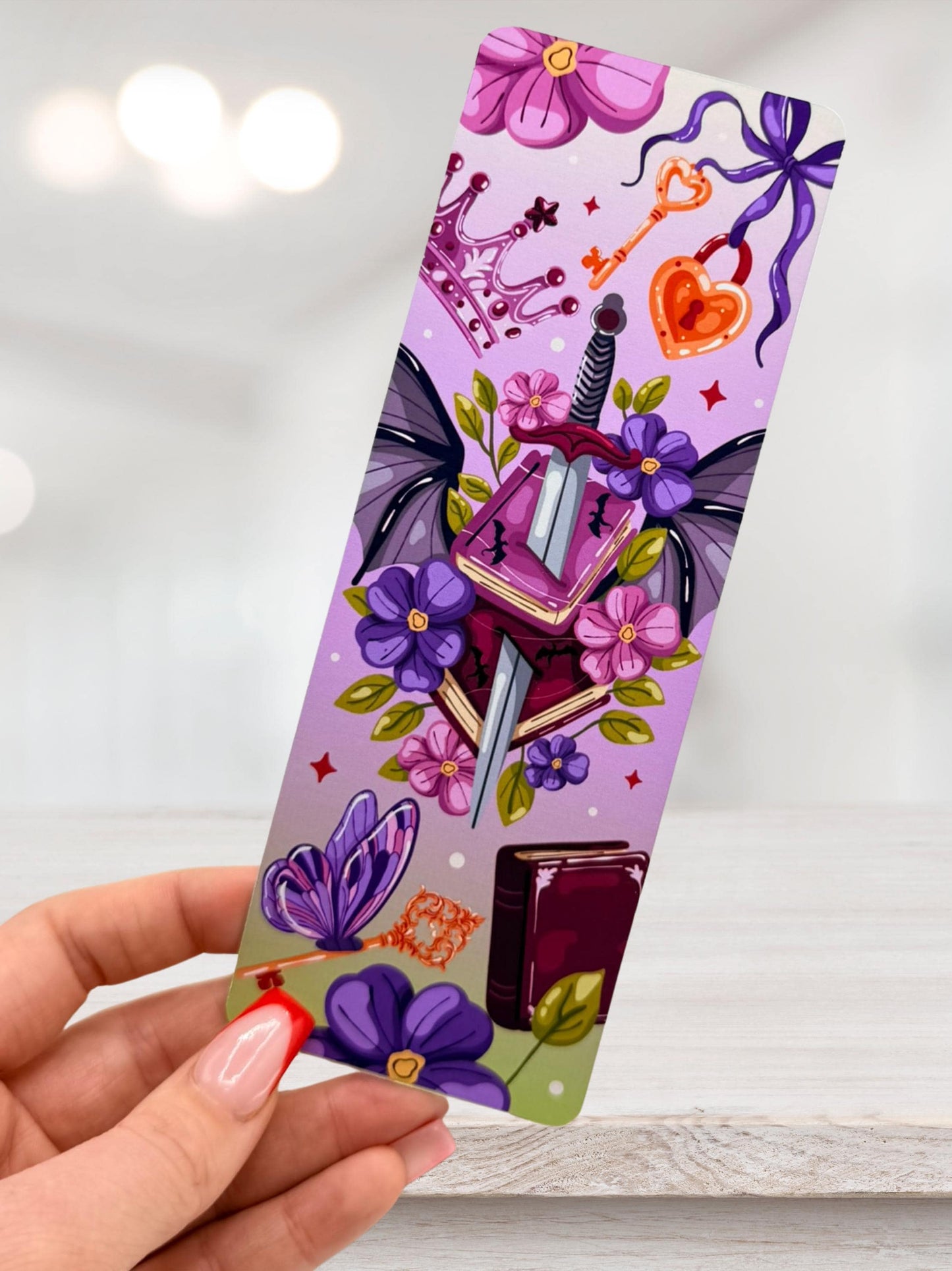 Dragon Fantasy Bookmark | Dark Fantasy Bookmark