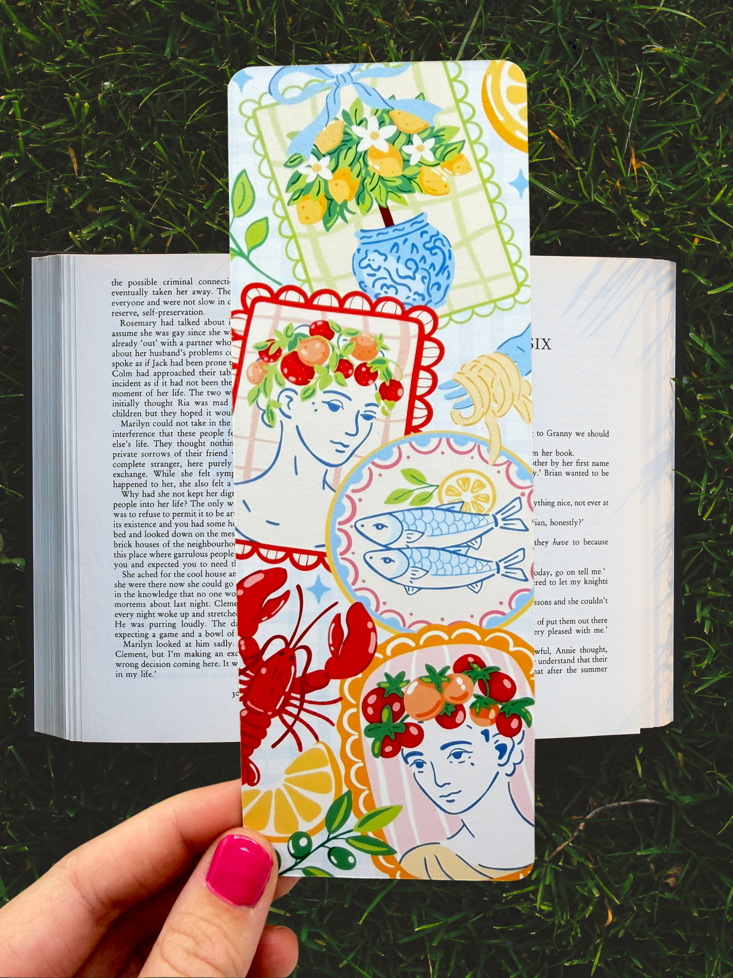 Italian Summer Bookmark | Amalfi Coast Bookmark