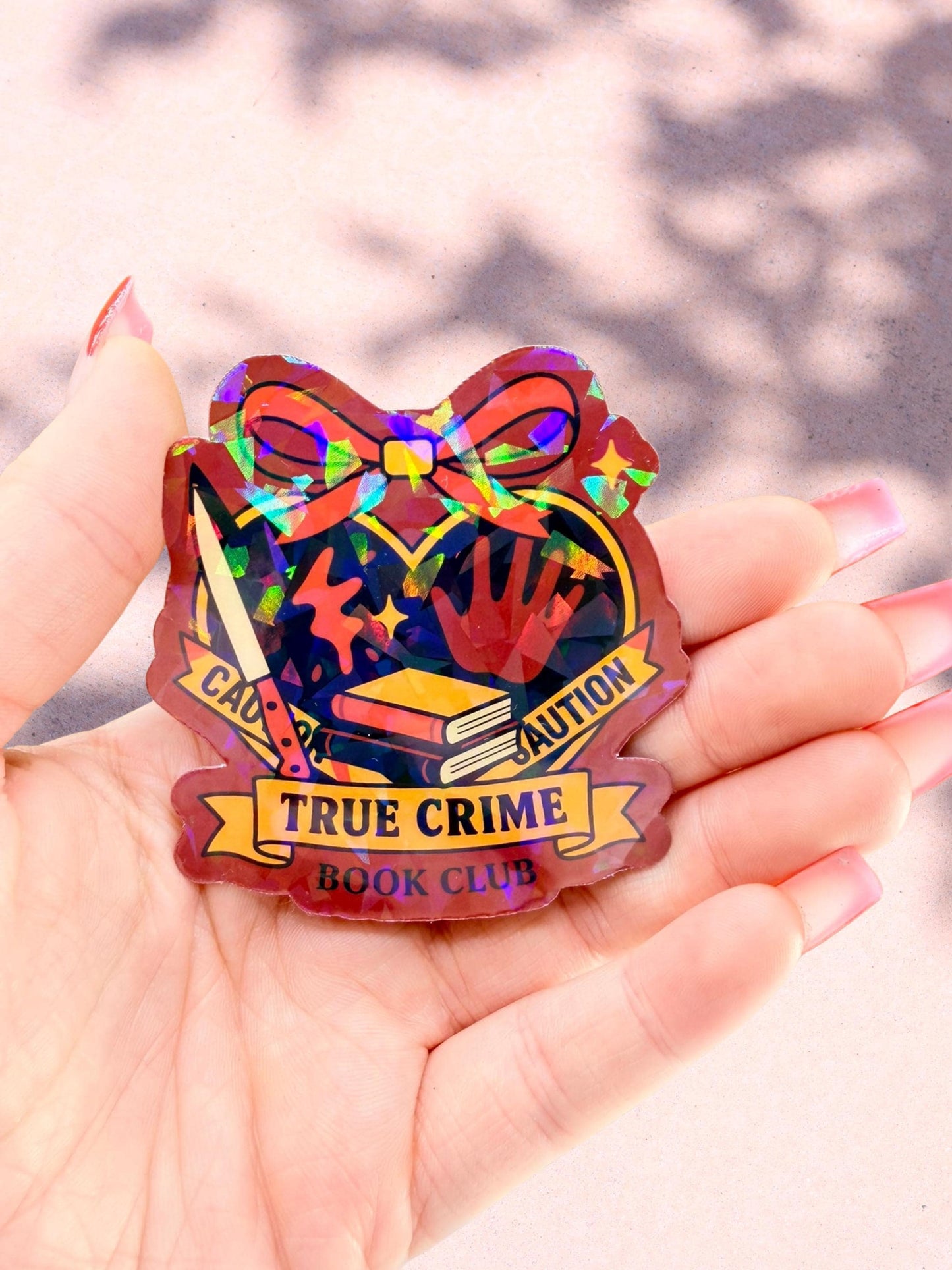 True Crime Reader Sticker | True Crime Book Club Sticker