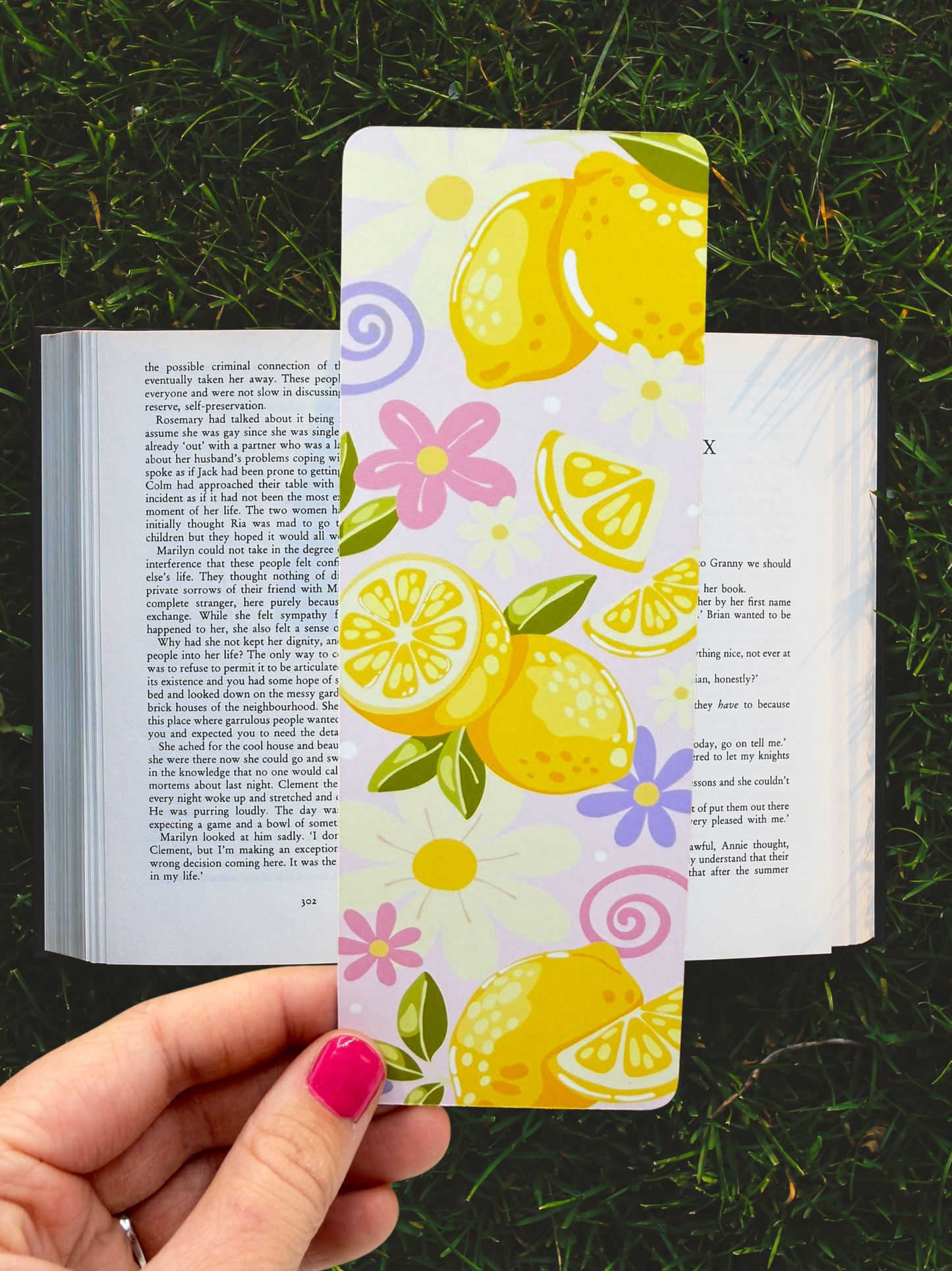 Lemon Bookmark | Cute Summer Bookmark
