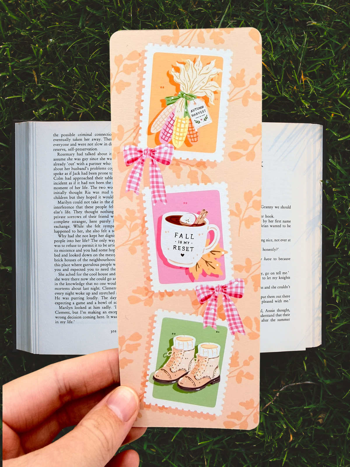 Fall Is My Reset Bookmark | Autumn Reading