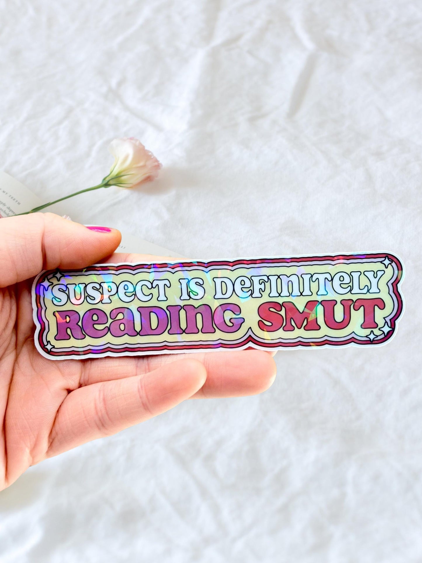 Reading Smut Sticker | Spicy Reader Sticker