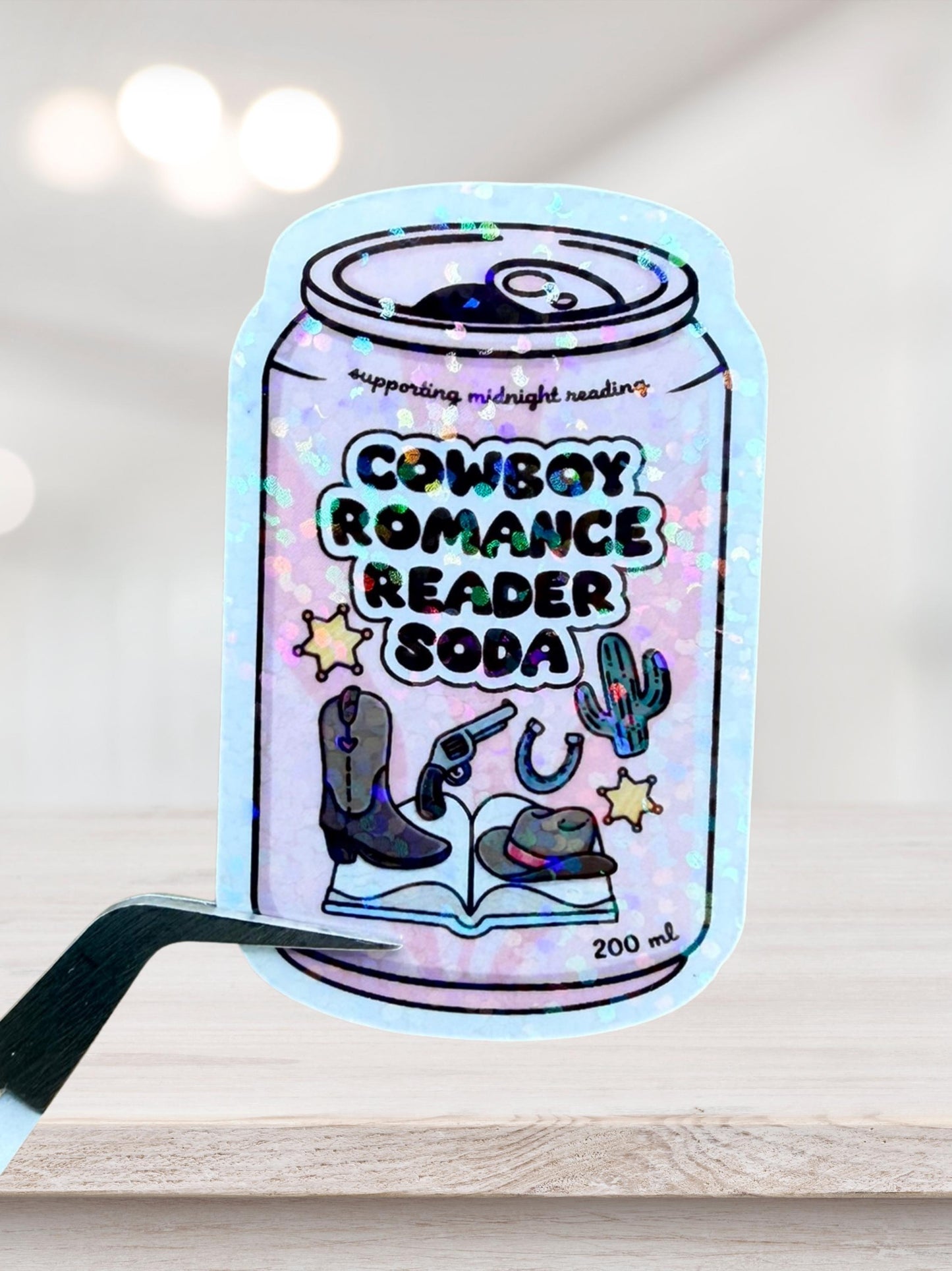 Cowboy Romance Reader Sticker | Western Romance Sticker