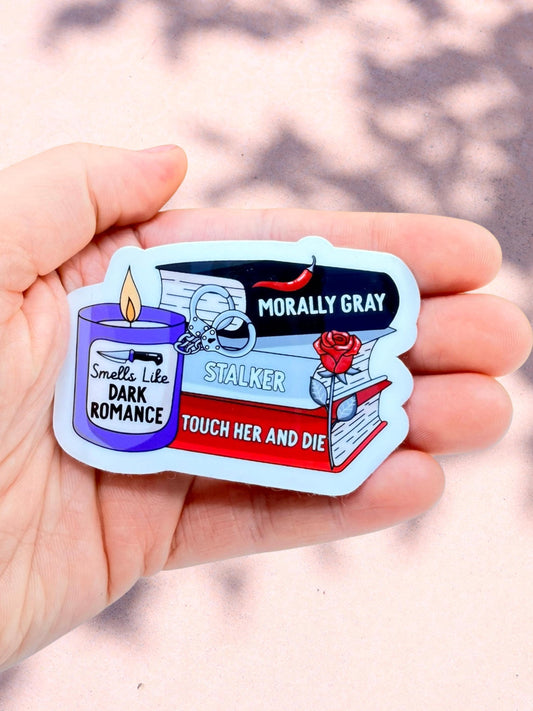 Morally Grey Romance Sticker | Dark Romance Bookish Sticker