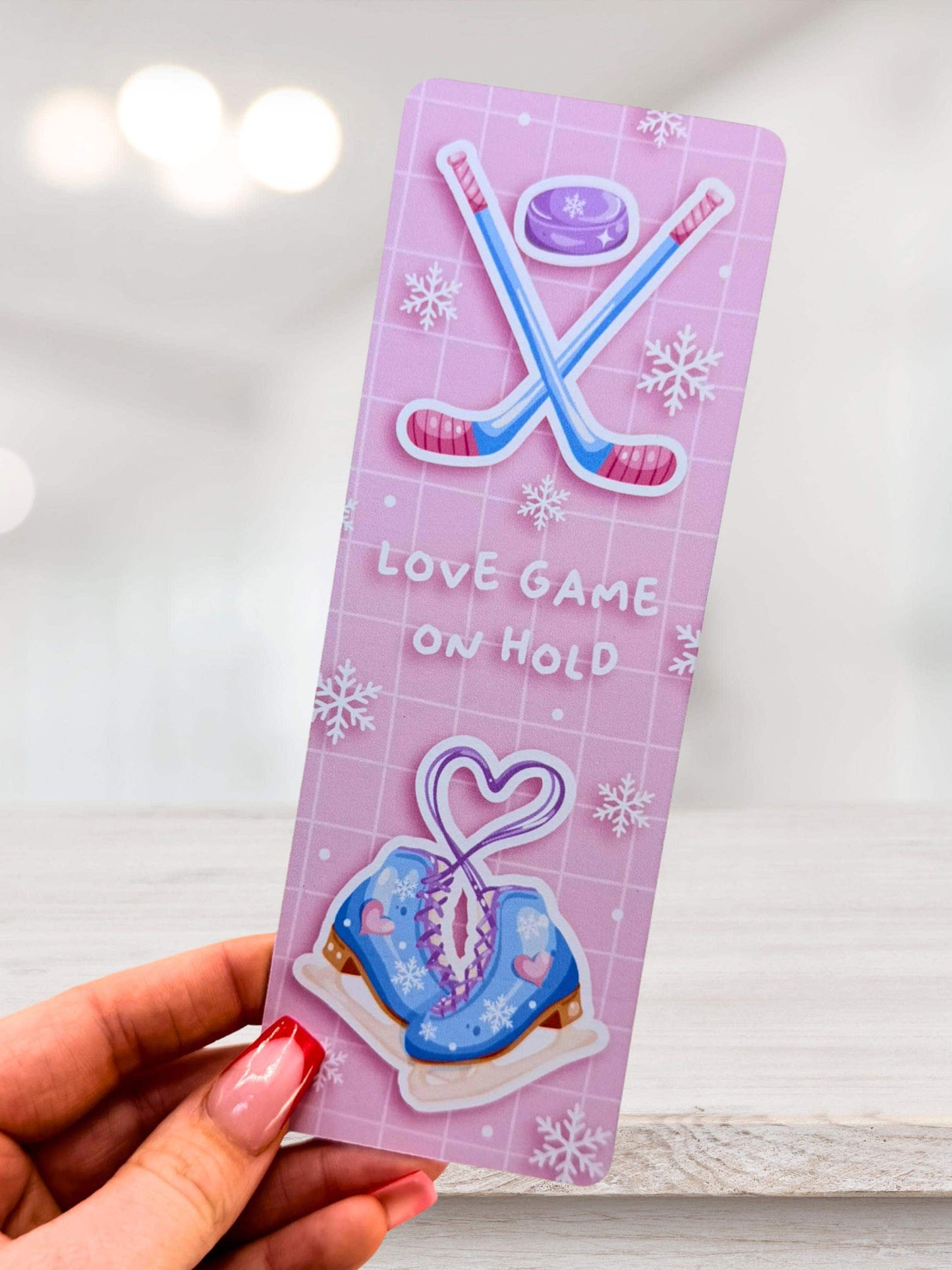 Ice Hockey Bookmark | Sports Romance Bookmark