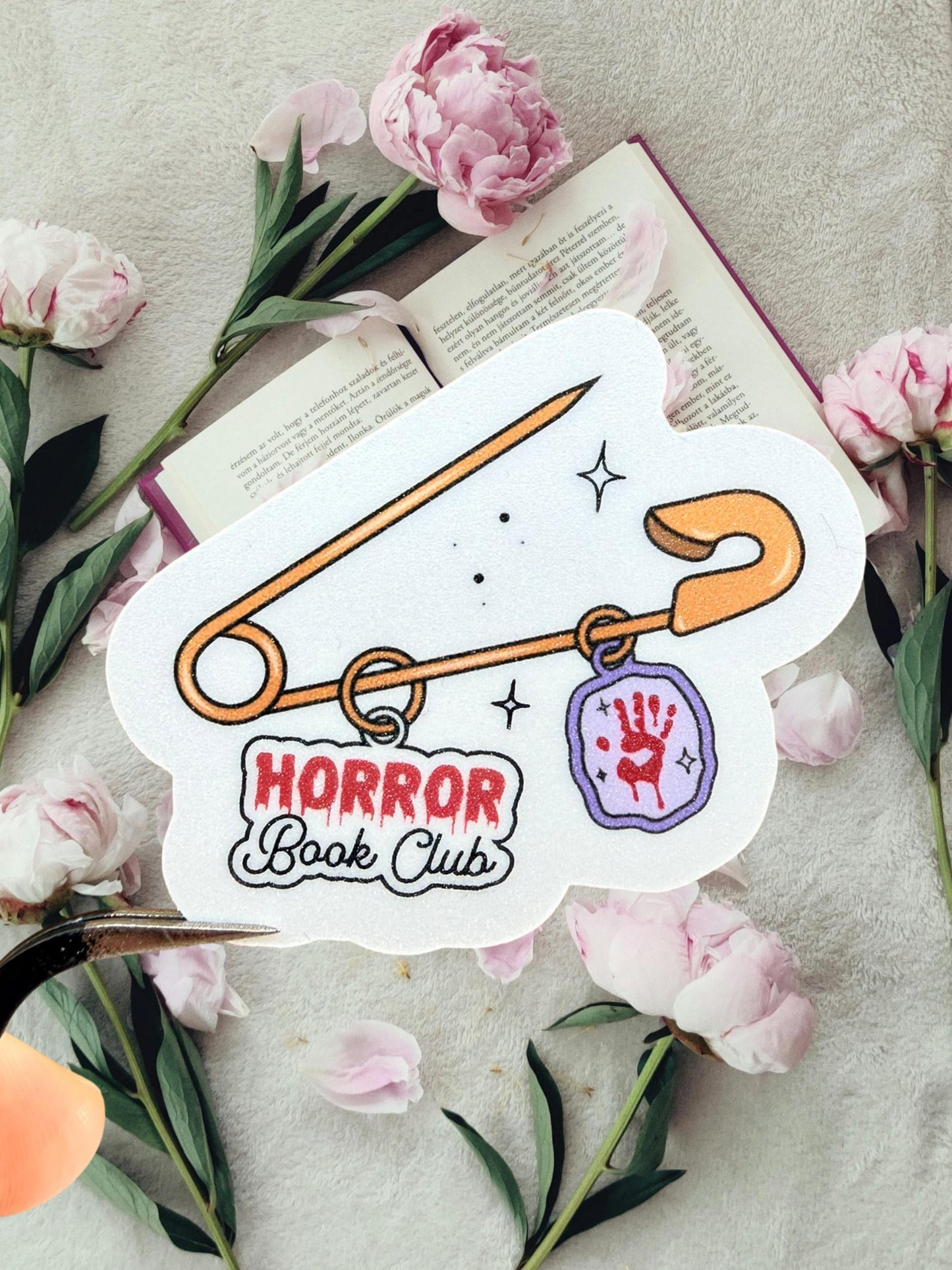 Horror Book Club Sticker | Gothic Bookish Sticker