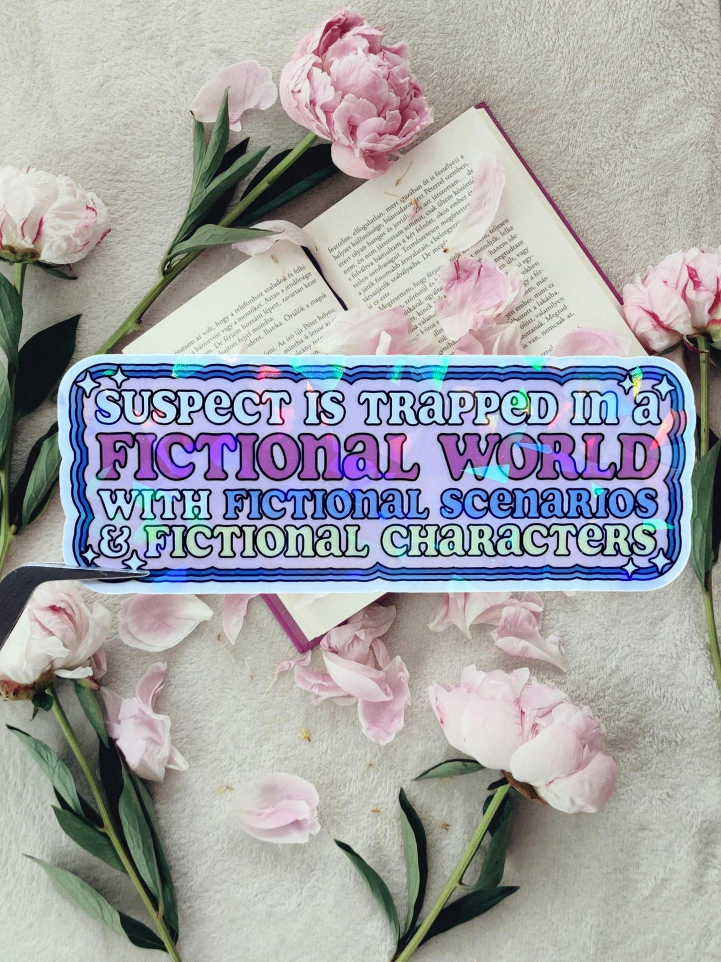 Fictional World Sticker | Bookish Vinyl Sticker