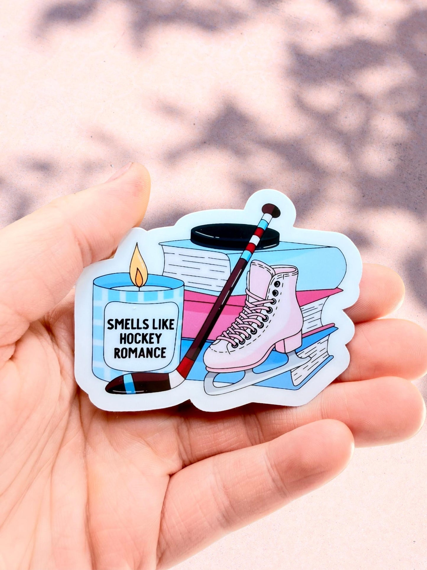 Hockey Romance Sticker | Bookish Sports Romance Vinyl Sticker