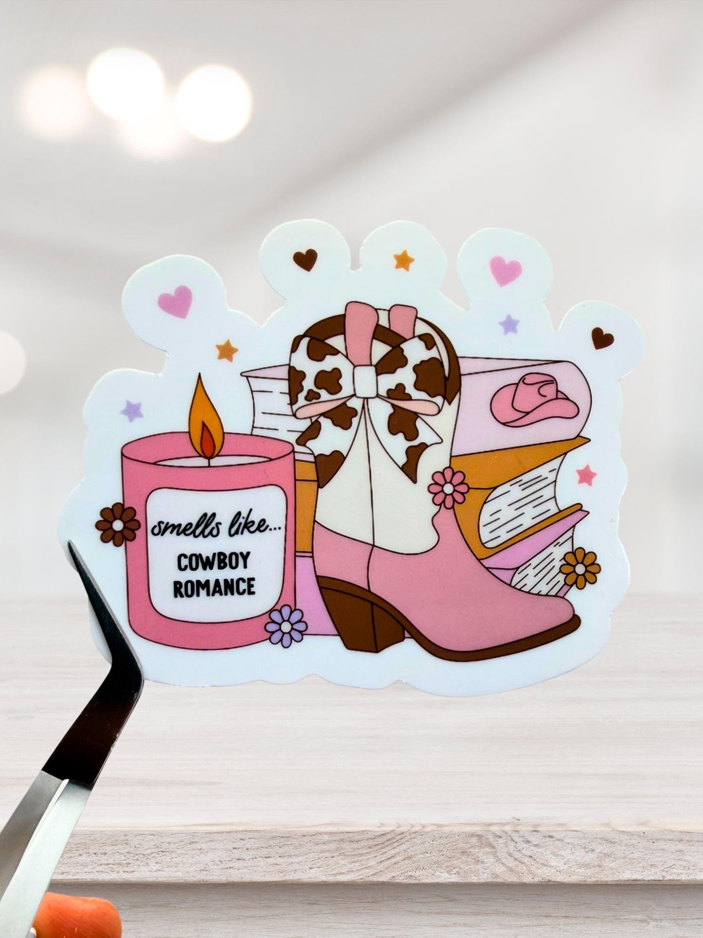 Cowboy Romance BookTok Sticker | Western Romance Reader Sticker