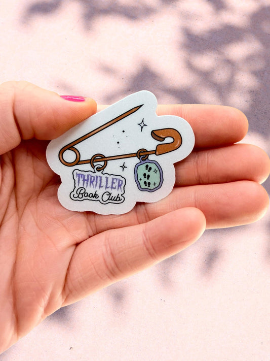 Thriller Book Club Sticker | Gothic Mystery Sticker