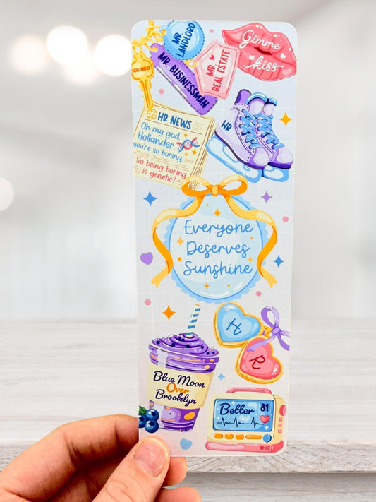 Heated Rivalry Bookmark | Hockey Bookish Bookmark