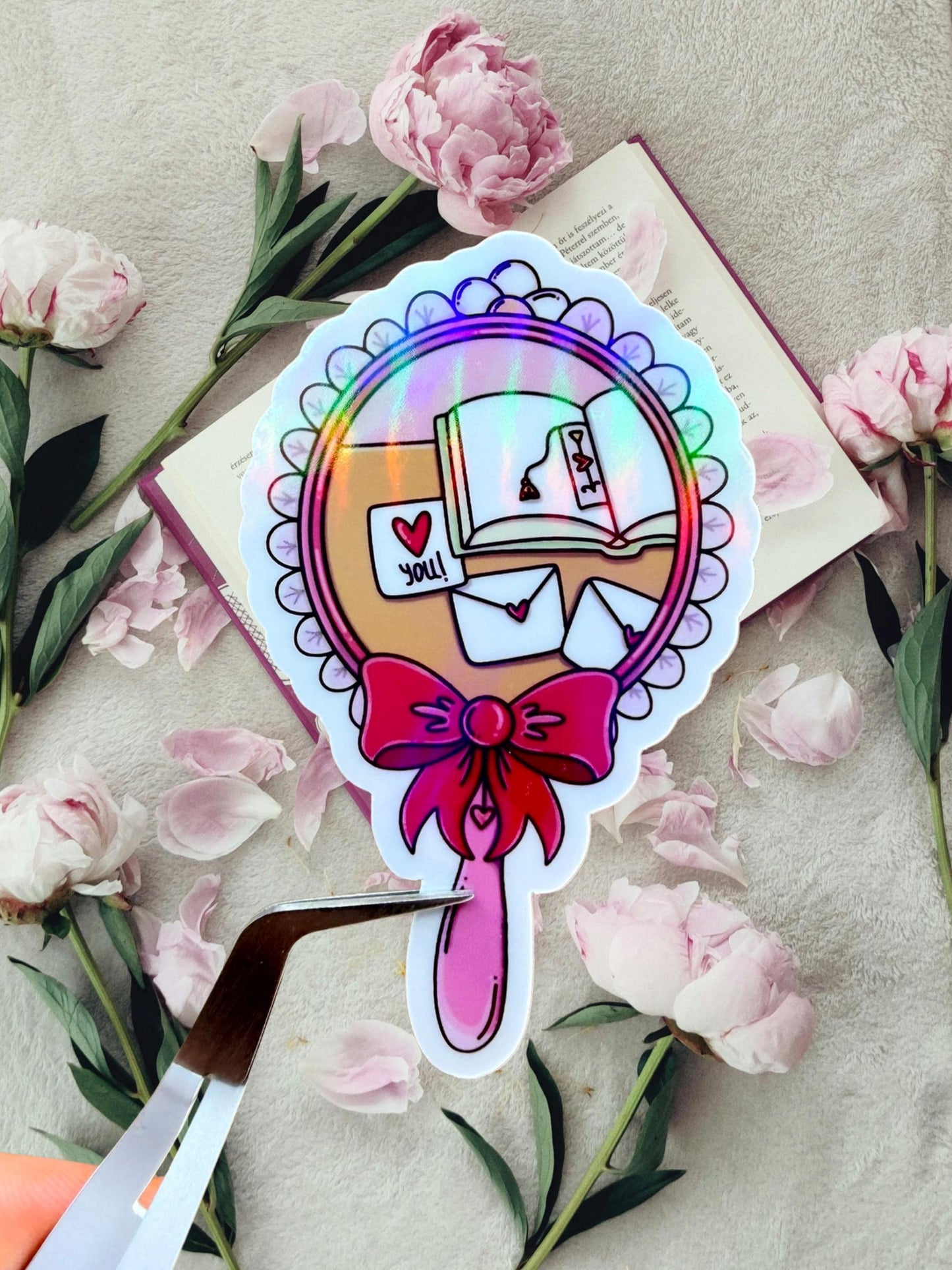 Love Letter Mirror Sticker | Dark Romance Sticker