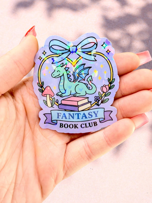 Fantasy Book Club Sticker | Fantasy Reader Sticker
