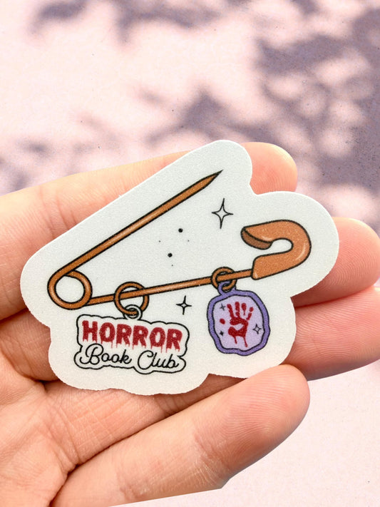 Horror Book Club Sticker | Gothic Bookish Sticker