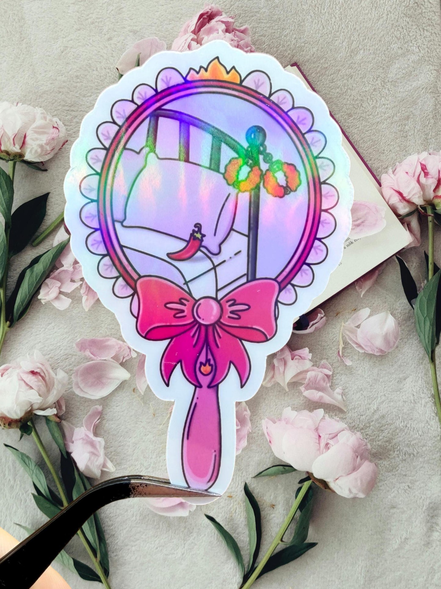 Bedroom Mirror Sticker | Dark Romance Sticker