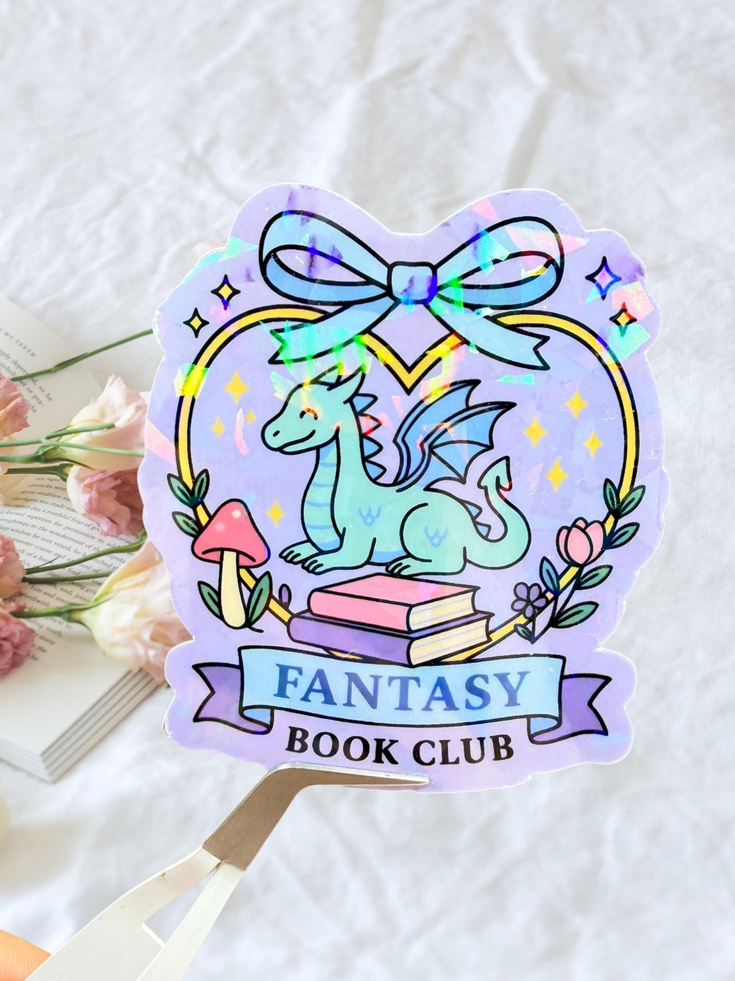 Fantasy Book Club Sticker | Fantasy Reader Sticker