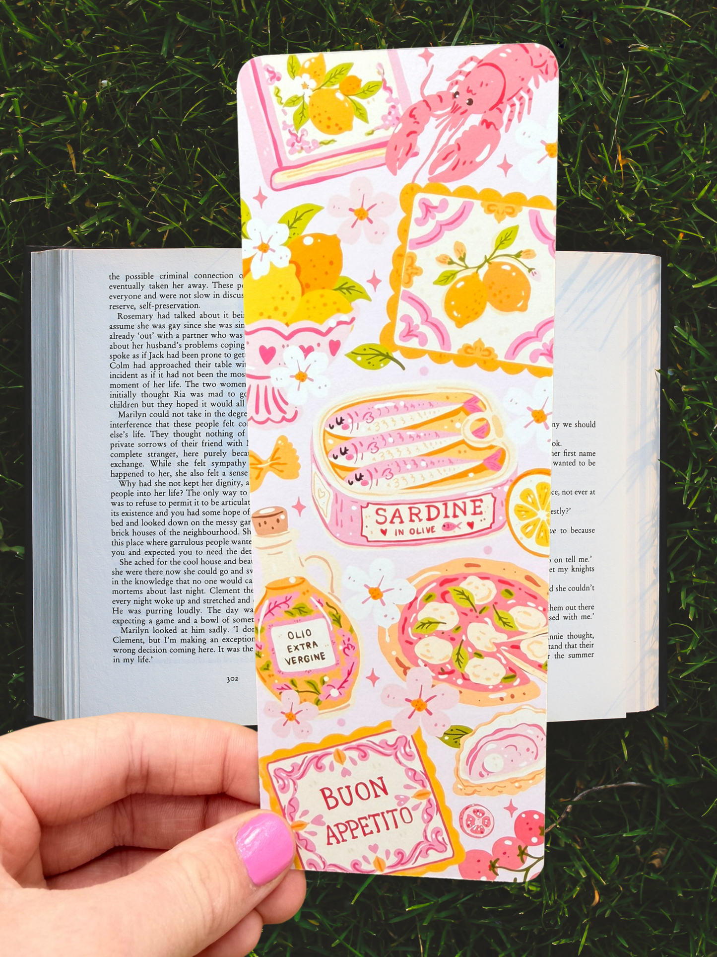 Buon Appetito Bookmark | Italian Foodie Bookmark