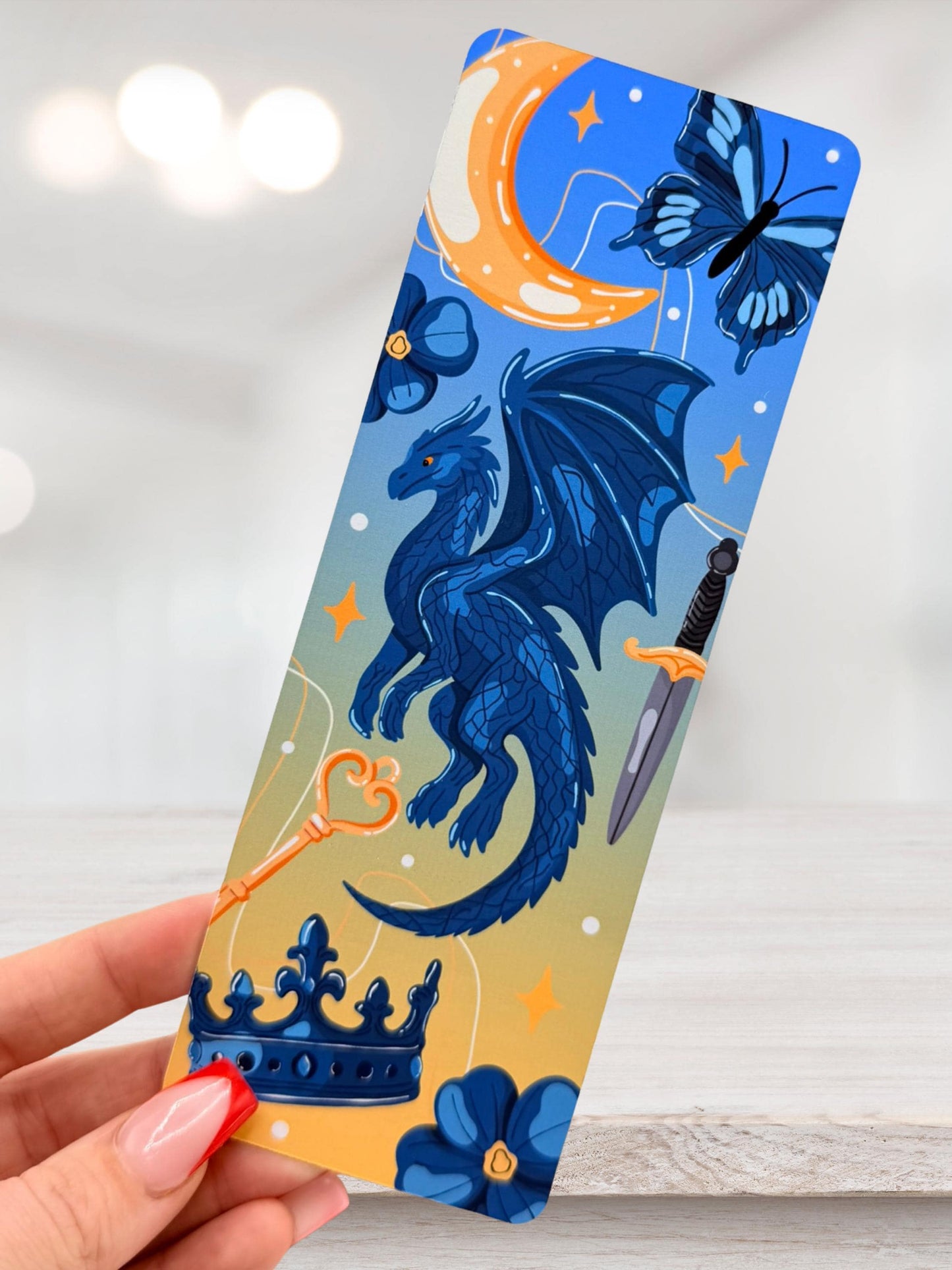 Fantasy Dragon Bookmark | Bookish Fantasy Bookmark