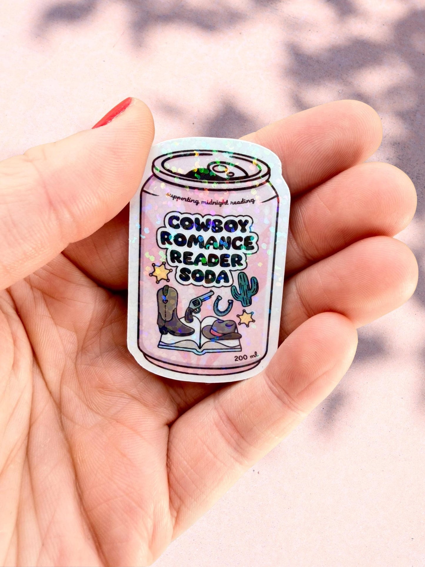 Cowboy Romance Reader Sticker | Western Romance Sticker