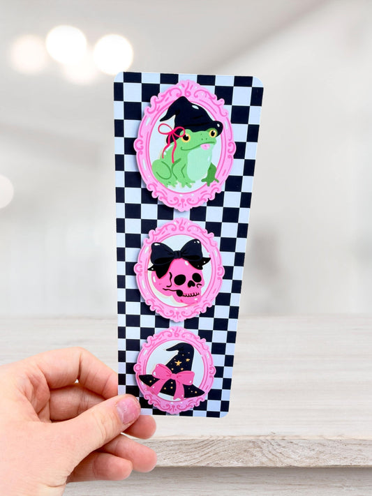 Gothic Cameo Bookmark | Witchy Cute Gothic Bookmark