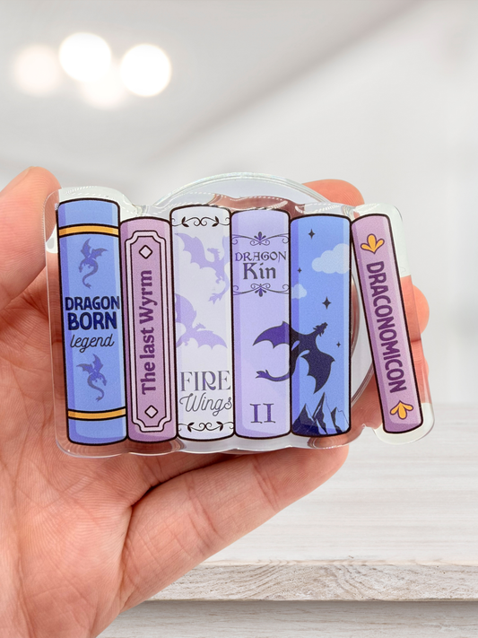 Fantasy Book Stack | MagSafe Phone Grip