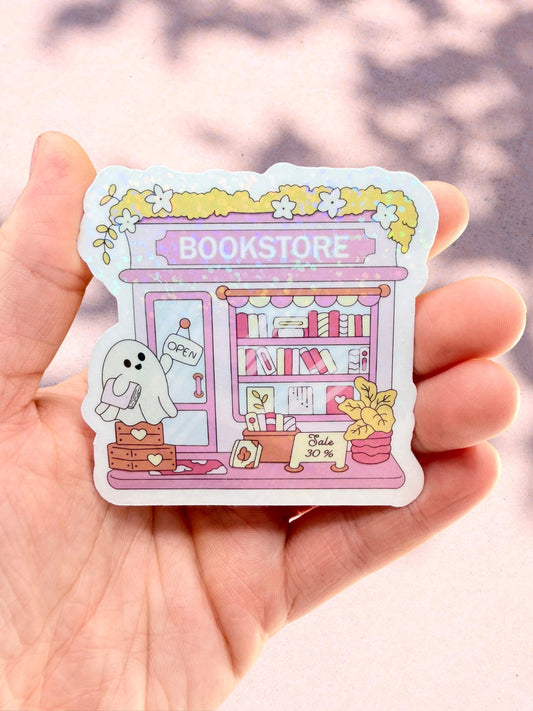 Bookstore Sticker | Cosy Bookish Vinyl Sticker