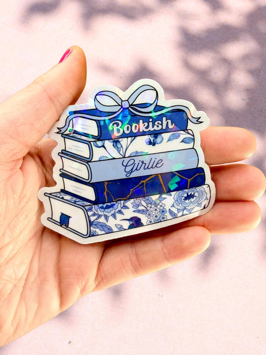 Book Stack Sticker | Bookish Girlie Sticker