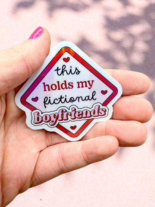 Fictional Boyfriends Sticker | Romance Reader Sticker