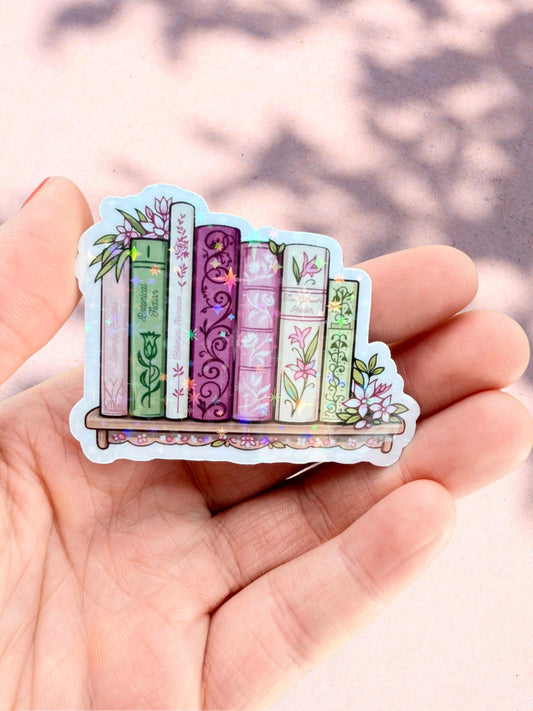 Bookshelf Sticker | Bookish Sticker