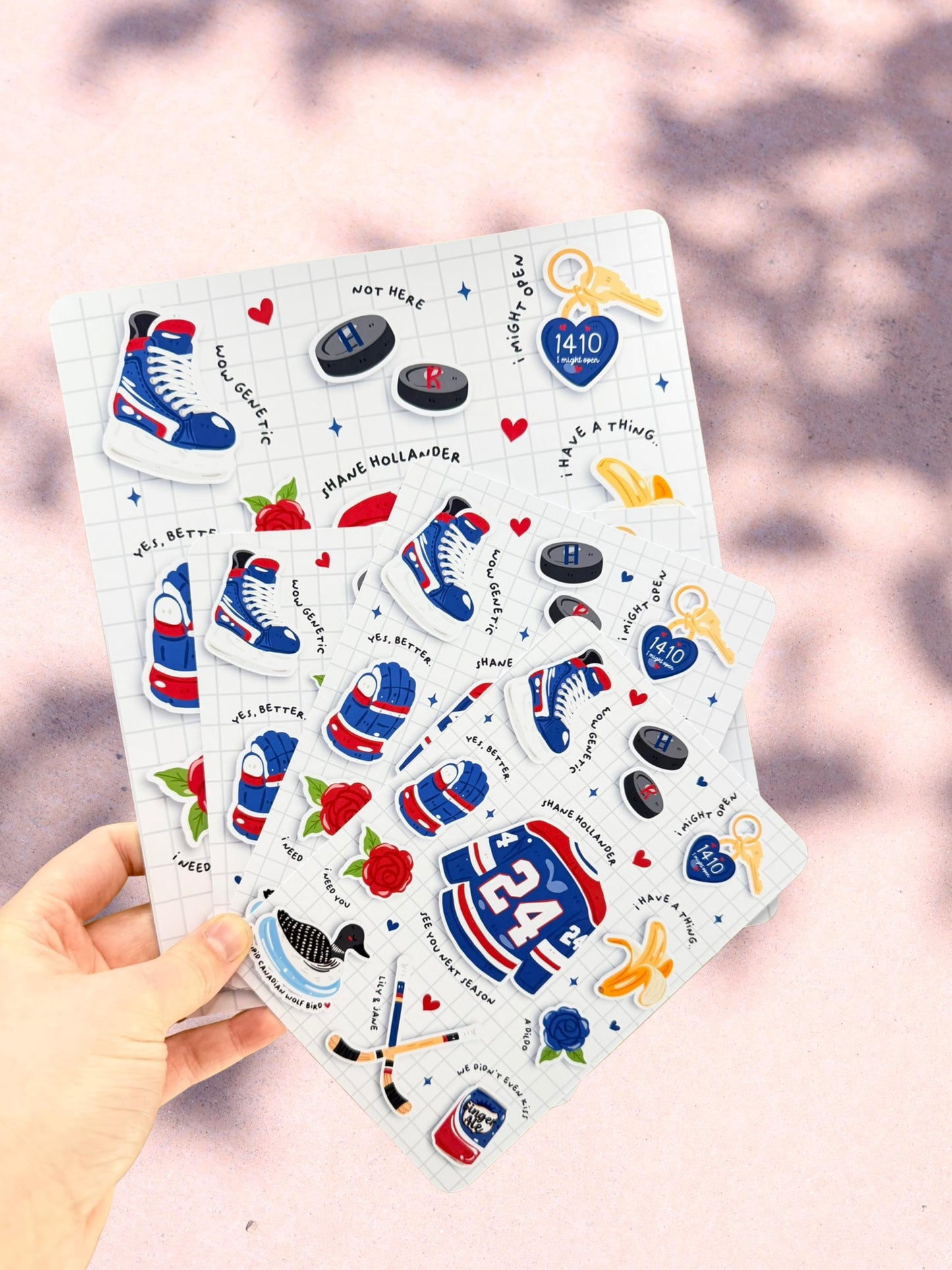 Heated Rivalry Kindle Insert | Bookish Hockey Romance Kindle Paper Insert