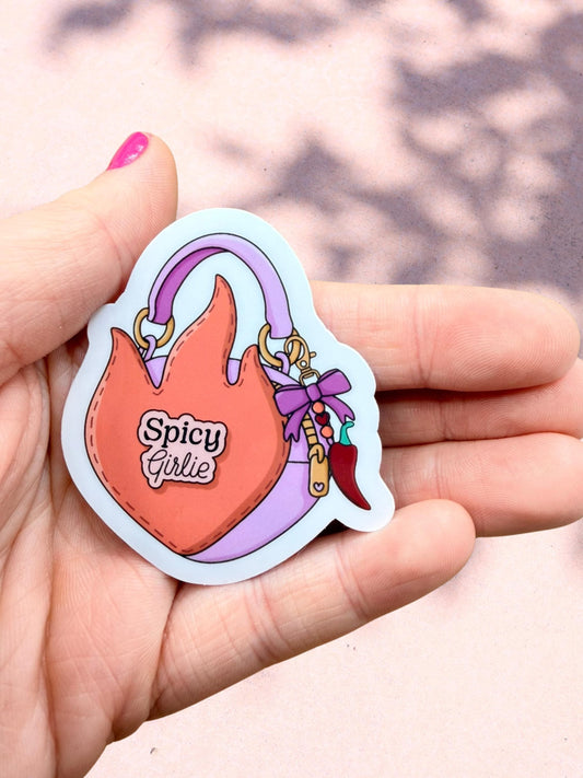 Spicy Girlie Sticker | Smut Reader Sticker